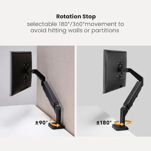 Brateck Βάση Γραφείου Οθόνης έως 32" με Βραχίονα (LDT56-C012)