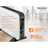 Bruno Θερμοπομπός Δαπέδου 2000W 61x38.5cm Λευκός