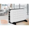Bruno Θερμοπομπός Δαπέδου 2000W 61x38.5cm Λευκός