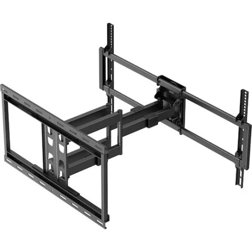 Brateck LPA80-486A Βάση Τηλεόρασης Τοίχου με Βραχίονα έως 100" και 80kg Ασημί