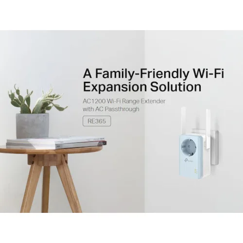 TP-LINK RE365 v3 WiFi Extender Dual Band (2.4 & 5GHz) 1200Mbps