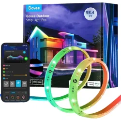 Govee Αδιάβροχη Smart Ταινία LED Wi-Fi RGBW Φως 10m με Τροφοδοτικό