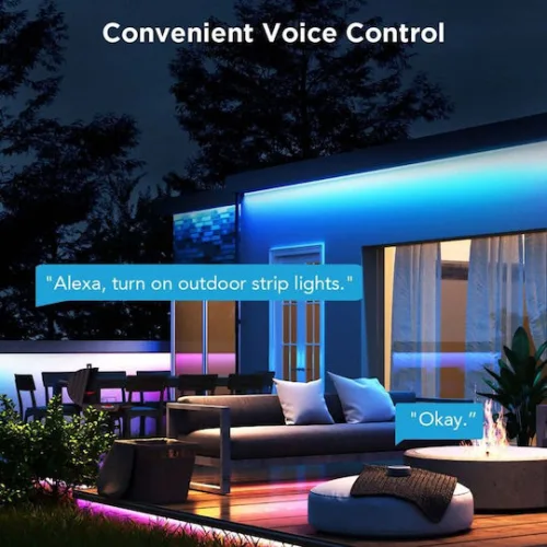 Govee Αδιάβροχη Smart Ταινία LED Wi-Fi RGBW Φως 10m με Τροφοδοτικό