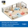TP-LINK Tapo RV30 Max Plus Σκούπα Ρομπότ για Σκούπισμα & Σφουγγάρισμα με Χαρτογράφηση και Wi-Fi Μαύρη