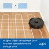 TP-LINK Tapo RV30 Max Plus Σκούπα Ρομπότ για Σκούπισμα & Σφουγγάρισμα με Χαρτογράφηση και Wi-Fi Μαύρη