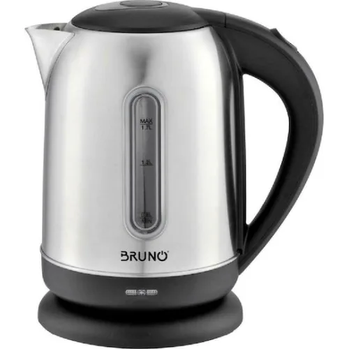 Bruno Βραστήρας 1.7lt 2200W Ασημί