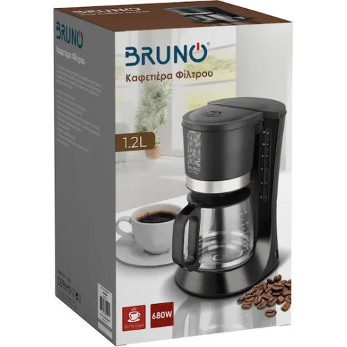 Bruno Καφετιέρα Φίλτρου 680W Black