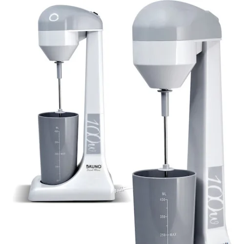 Bruno Φραπεδιέρα Επιτραπέζια 100W με 2 Ταχύτητες Λευκή