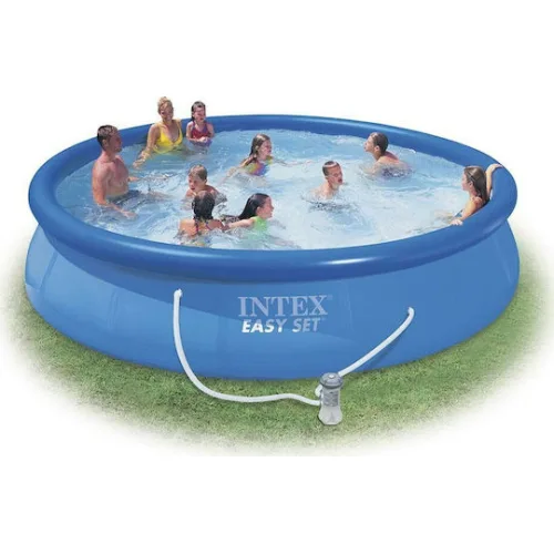 Intex Easy Set Στρογγυλή Πισίνα Φουσκωτή 305x76εκ. Μπλε