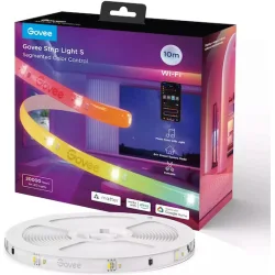 Govee Smart Ταινία LED Wi-Fi RGB Φως 10m με Τροφοδοτικό
