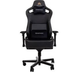 Monarch Gear Prometheus Καρέκλα Gaming Δερματίνης με Ρυθμιζόμενα Μπράτσα Midnight Black