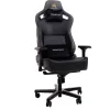 Monarch Gear Prometheus Καρέκλα Gaming Δερματίνης με Ρυθμιζόμενα Μπράτσα Midnight Black