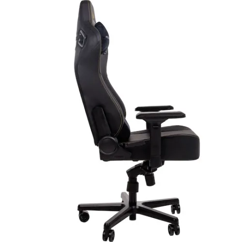 Monarch Gear Prometheus Καρέκλα Gaming Δερματίνης με Ρυθμιζόμενα Μπράτσα Midnight Black