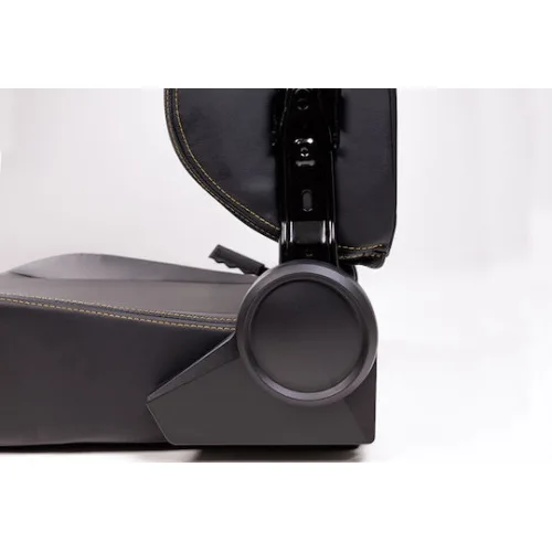 Monarch Gear Prometheus Καρέκλα Gaming Δερματίνης με Ρυθμιζόμενα Μπράτσα Midnight Black