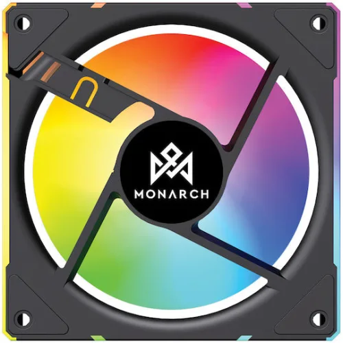 Monarch Gear Zephyrus Case Fan 120mm με RGB Φωτισμό και Σύνδεση 6-Pin 3τμχ