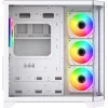 Monarch Gear Pandora Gaming Midi Tower Κουτί Υπολογιστή με Πλαϊνό Παράθυρο Λευκό