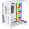 Monarch Gear Pandora Gaming Midi Tower Κουτί Υπολογιστή με Πλαϊνό Παράθυρο Λευκό