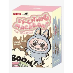 Pop Mart Μπρελόκ Labubu The Monsters Exciting Macaron Vinyl Face Single Blind Box (Τυχαία Επιλογή)