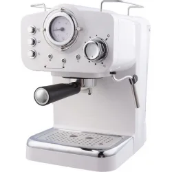 Arielli Μηχανή Espresso 1100W Πίεσης 15bar Λευκή KM-501W