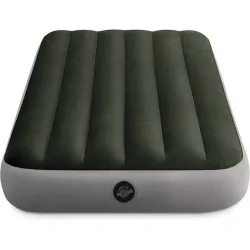 Intex Φουσκωτό Στρώμα Ύπνου Μονό με Ενσωματωμένη Ηλεκτρική Αντλία Prestige Downy Twin 192x99x25εκ.