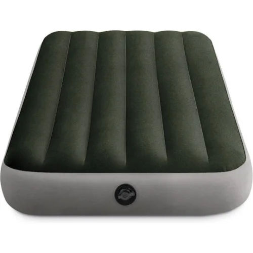 Intex Φουσκωτό Στρώμα Ύπνου Μονό με Ενσωματωμένη Ηλεκτρική Αντλία Prestige Downy Twin 192x99x25εκ.