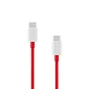 OnePlus Φορτιστής με Θύρα USB-A και Θύρα USB-C και Καλώδιο USB-C - USB-C 120W Power Delivery Λευκός (SuperVooc)