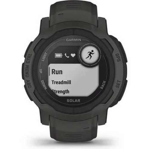 Garmin Instinct 2 Solar 45mm Αδιάβροχο Smartwatch με Παλμογράφο (Graphite)