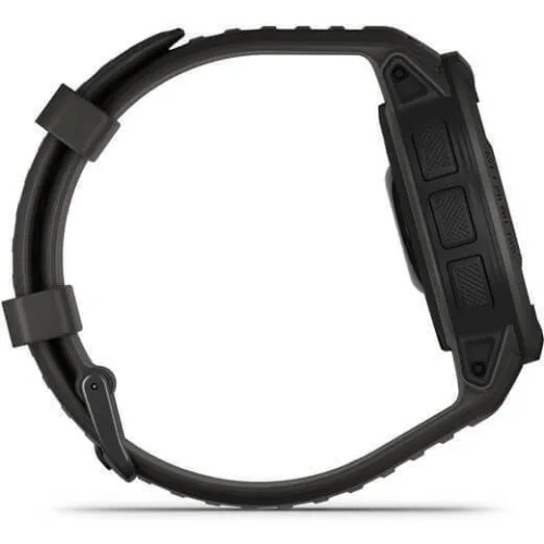 Garmin Instinct 2 Solar 45mm Αδιάβροχο Smartwatch με Παλμογράφο (Graphite)
