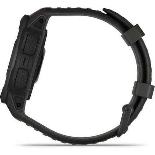 Garmin Instinct 2 Solar 45mm Αδιάβροχο Smartwatch με Παλμογράφο (Graphite)