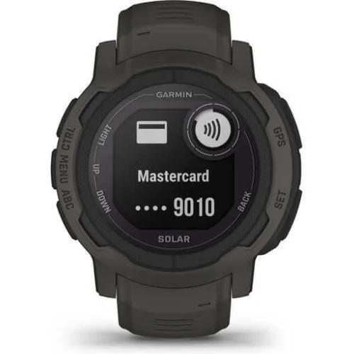 Garmin Instinct 2 Solar 45mm Αδιάβροχο Smartwatch με Παλμογράφο (Graphite)