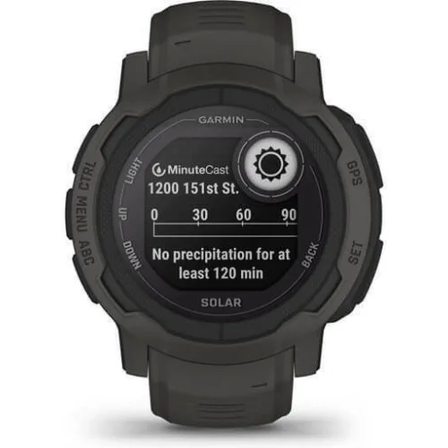 Garmin Instinct 2 Solar 45mm Αδιάβροχο Smartwatch με Παλμογράφο (Graphite)