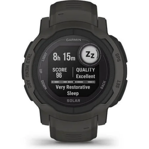 Garmin Instinct 2 Solar 45mm Αδιάβροχο Smartwatch με Παλμογράφο (Graphite)