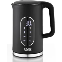 Bruno Βραστήρας νερού προηγμένων λειτουργιών, Ψηφιακός με διπλό τοίχωμα BRN-0245, 1.7L 2200W, Μαύρος