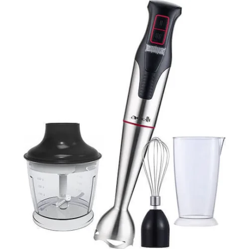 Arielli Ραβδομπλέντερ με Ανοξείδωτη Ράβδο 1200W Ασημί