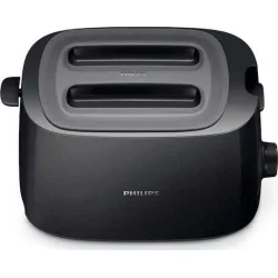 Philips Daily Collection Φρυγανιέρα 2 Θέσεων 900W Μαύρη