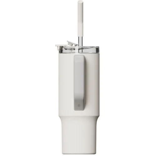 Xiaomi Κούπα Θερμός Πλαστικό 1lt White με Καλαμάκι