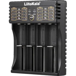 LiitoKala LII-402 USB Φορτιστής 4 Μπαταριών Li-ion/Ni-Cd/Ni-MH Μεγέθους AA/AAA/18650/16340/26650/14500