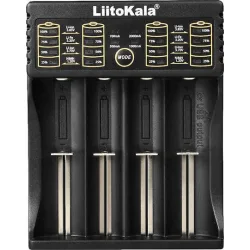 LiitoKala LII-402 USB Φορτιστής 4 Μπαταριών Li-ion/Ni-Cd/Ni-MH Μεγέθους AA/AAA/18650/16340/26650/14500