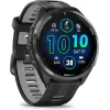 Garmin Forerunner 965 Titanium 47mm Αδιάβροχο Smartwatch με Παλμογράφο (Black/Powder Grey)
