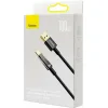 Baseus Explorer Braided USB 2.0 Cable USB-C male - USB-A 100W Μαύρο 2m (CATS000301)