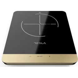 Tesla Επιτραπέζια Εστία Επαγωγική Μονή Μαύρη