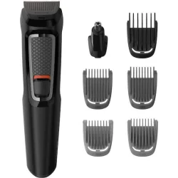 Philips Multigroom Series 3000 Σετ Επαναφορτιζόμενης Κουρευτικής Μηχανής Μαύρο MG3720/15