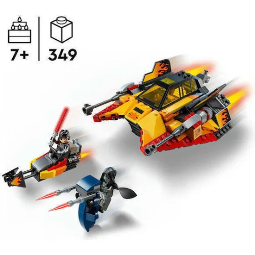 LEGO Star Wars The Force Burner Snowspeeder για 7+ Ετών 349τμχ