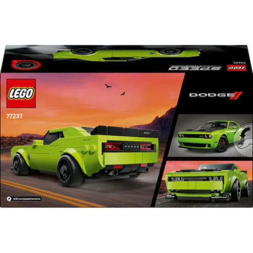 LEGO Speed Champions Dodge Challenger SRT για 9+ Ετών 390τμχ