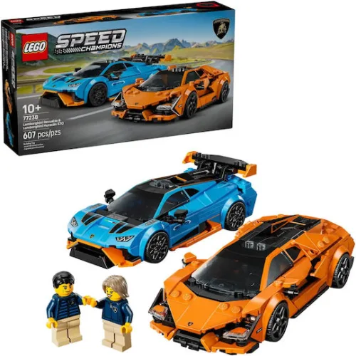 LEGO Speed Champions Lamborghini Revuelto & Huracán STO για 10+ Ετών 607τμχ