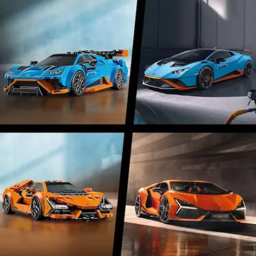LEGO Speed Champions Lamborghini Revuelto & Huracán STO για 10+ Ετών 607τμχ
