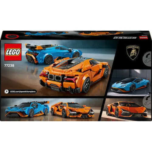 LEGO Speed Champions Lamborghini Revuelto & Huracán STO για 10+ Ετών 607τμχ