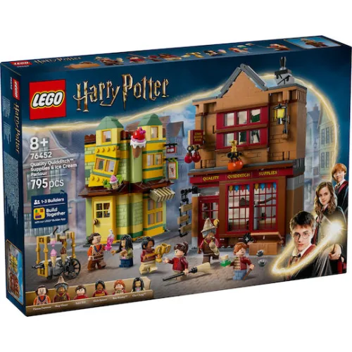 LEGO Harry Potter Quality Quidditch Supplies & Ice Cream Parlour για 8+ Ετών 795τμχ