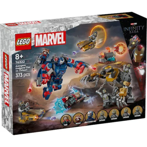 LEGO Super Heroes Avengers: Endgame Thor vs Chitauri για 8+ Ετών 373τμχ