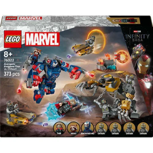 LEGO Super Heroes Avengers: Endgame Thor vs Chitauri για 8+ Ετών 373τμχ